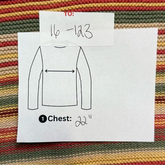 Coldwater Creek Vintage Red and Orange Crew Neck Sweater - Picture 8 of 8